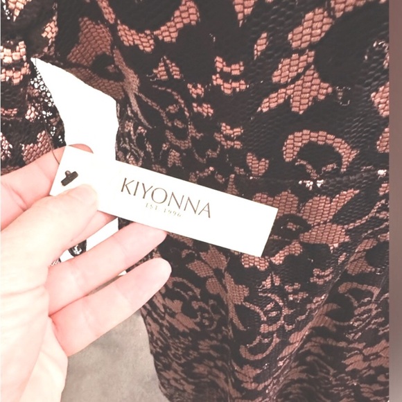 🌷Slimming Kiyonna Mon Cherie A-Line Lace Cocktail Dress NWT - Picture 7 of 8